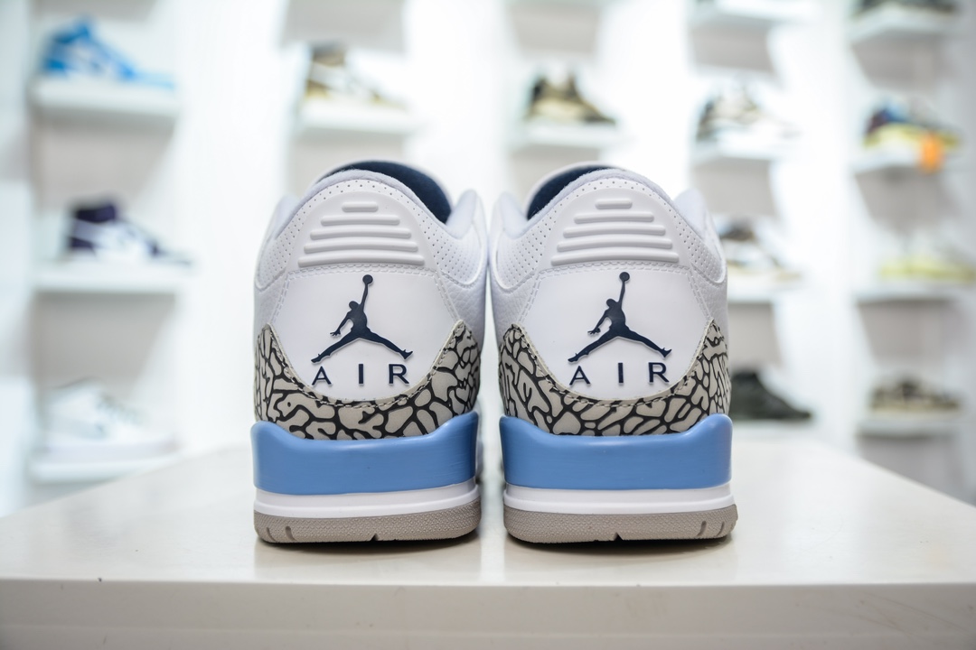 220 T版 性价比品质首选 Jordan Air Jordan 3 retro "Unc" 减震防滑耐磨 CT8532-104