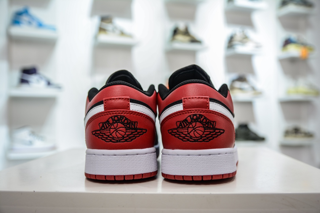 170 T版纯原 Jordan Air Jordan 1 "Alternate Bred Toe" 防滑減震耐磨 低帮 复古篮球鞋  553558-066