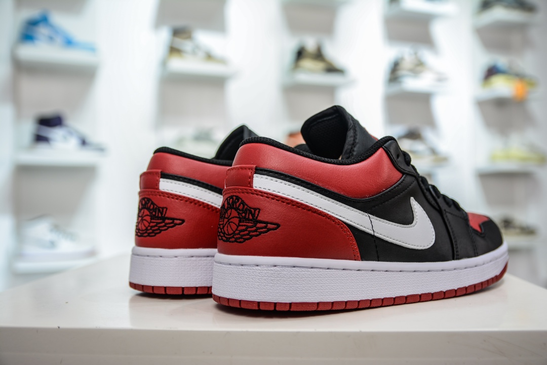 170 T版纯原 Jordan Air Jordan 1 "Alternate Bred Toe" 防滑減震耐磨 低帮 复古篮球鞋  553558-066