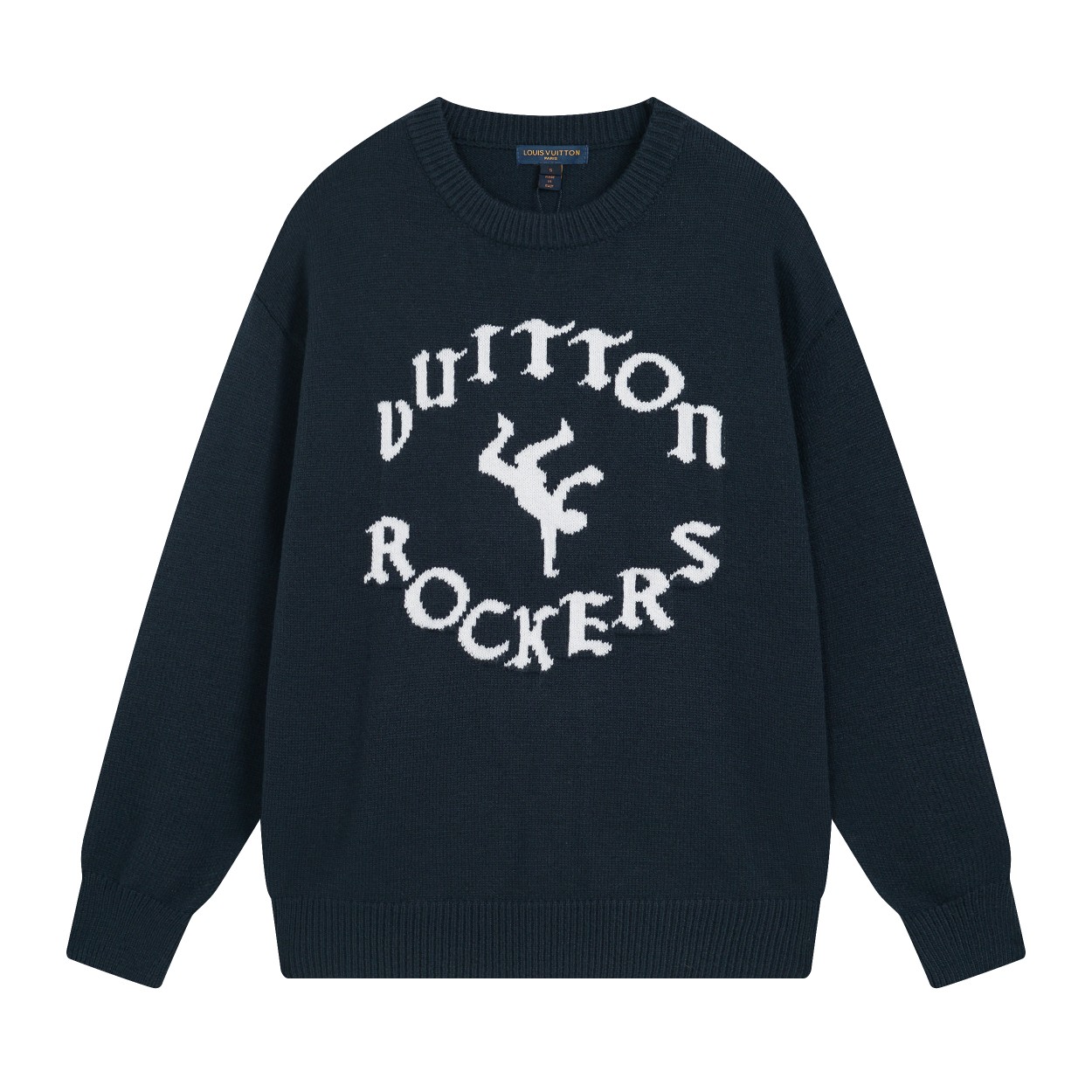 Louis Vuitton Clothing Shirts & Blouses Sweatshirts Apricot Color Black Cashmere Silk