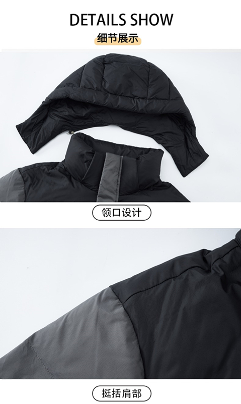 💰350     刺绣logo【90白鸭绒】
北面THE NORTH FACE白鸭绒羽绒服！短款上衣外套渐变色拼接撞色男女款羽绒服。羽绒服男女同款情侣款短款连帽雪山渐变色，轻薄情侣款马甲外套渐变色立领背心冬季白鸭绒男冬装外套冬季连帽棉衣男装潮牌情侣装中长款过膝羽绒服！羽绒服男短款潮牌渐变压胶立领外套保暖上衣。。
年终巨献 满满的驾驭感 也不必多说了 限定也是必须安利介绍。

为了能做到所有细节上的诚意满满 从夏天开始已久筹划了这个款式，大家可以值得期待哦 万变不离其中 🌟 

1⃣：原版开模 客供辅料 反复打样七次做到诚意满满
2⃣：万针刺绣 强烈安利不连线 细节如一
3⃣：保暖感极强 厚度如图 
4⃣：版型宽松 完美符合亚洲人驾驭 不挑穿搭
5⃣：所有细节全程无滤镜实拍
6⃣：如果非要选择一款冬日单品 它一定是你第一的选择情侣装连帽羽绒服男短款直播爆款加厚渐变色雪山