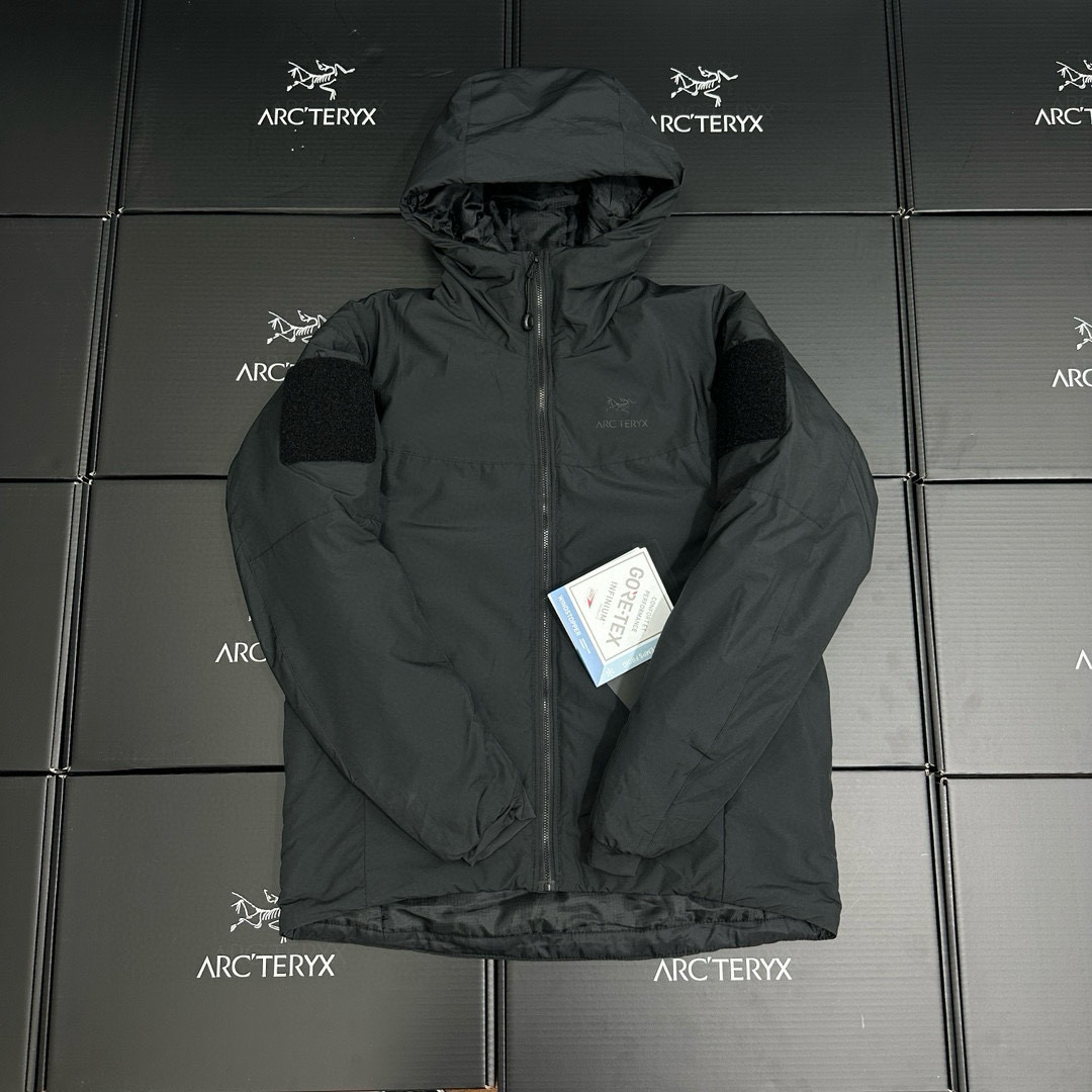 Arc'teryx LEAF Cold Gen 2: Windproof, Insulated Hooded Jacket - Black