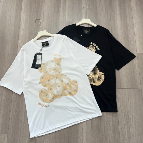 Boy London Couple T-Shirt with Teddy Bear Print - Casual Short Sleeve 1 Boy London Couple T-Shirt with Teddy Bear Print – Casual Short Sleeve