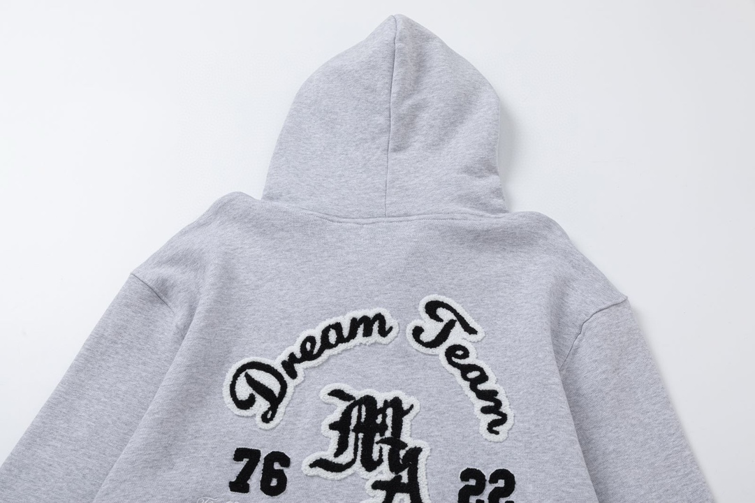 AMIRI 英文字母毛巾刺繍ロゴ ブラック・グレー