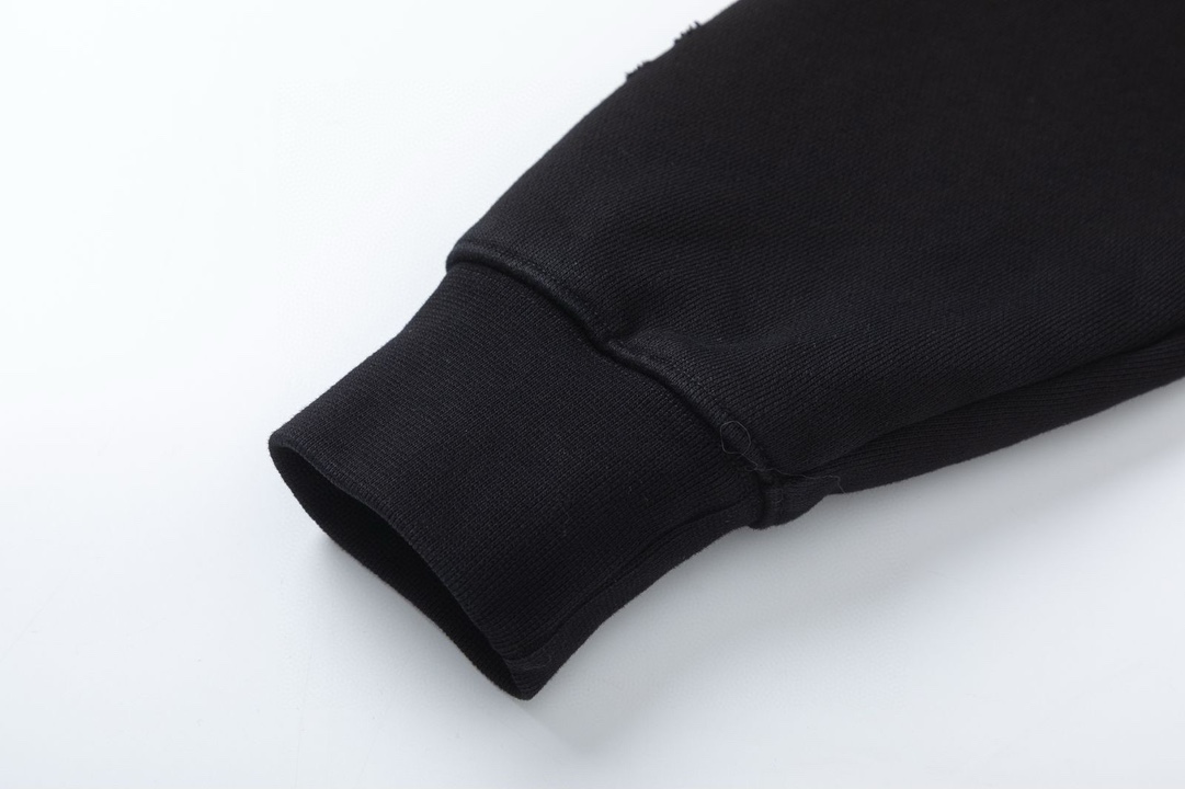 AMIRI重工破洞連帽衛衣 男女兼用のスタイリッシュデザイン