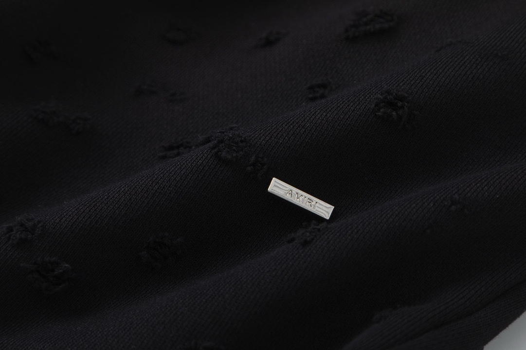 AMIRI重工破洞連帽衛衣 男女兼用のスタイリッシュデザイン