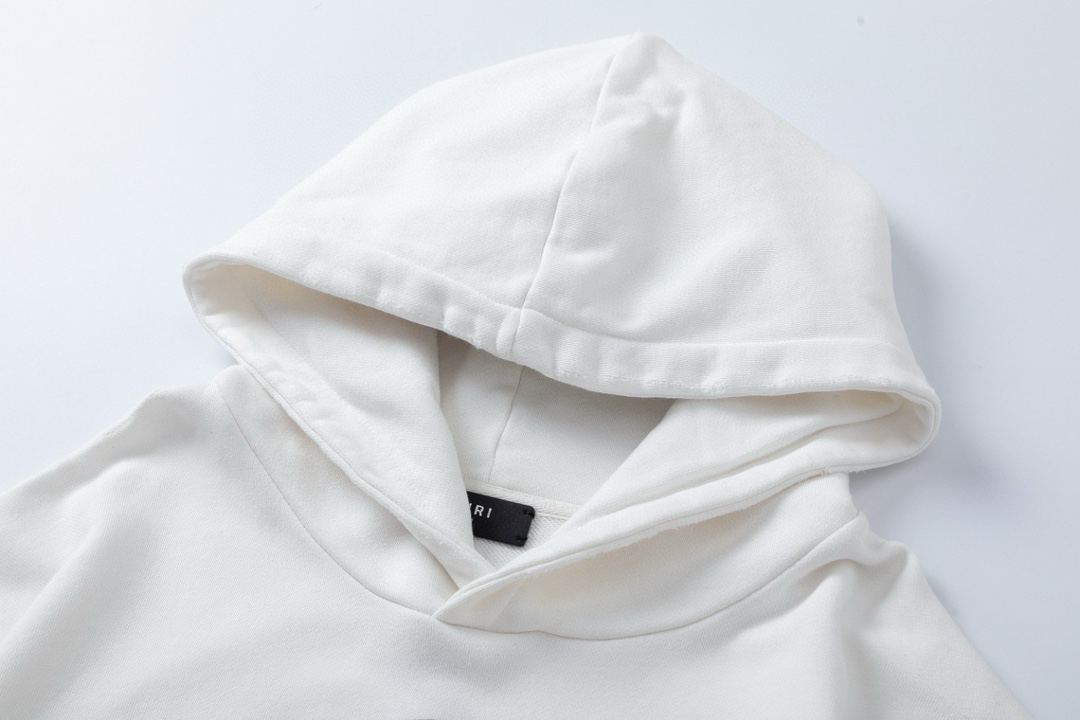 AMIRI洗水做旧男女同款刺繍ロゴTシャツ