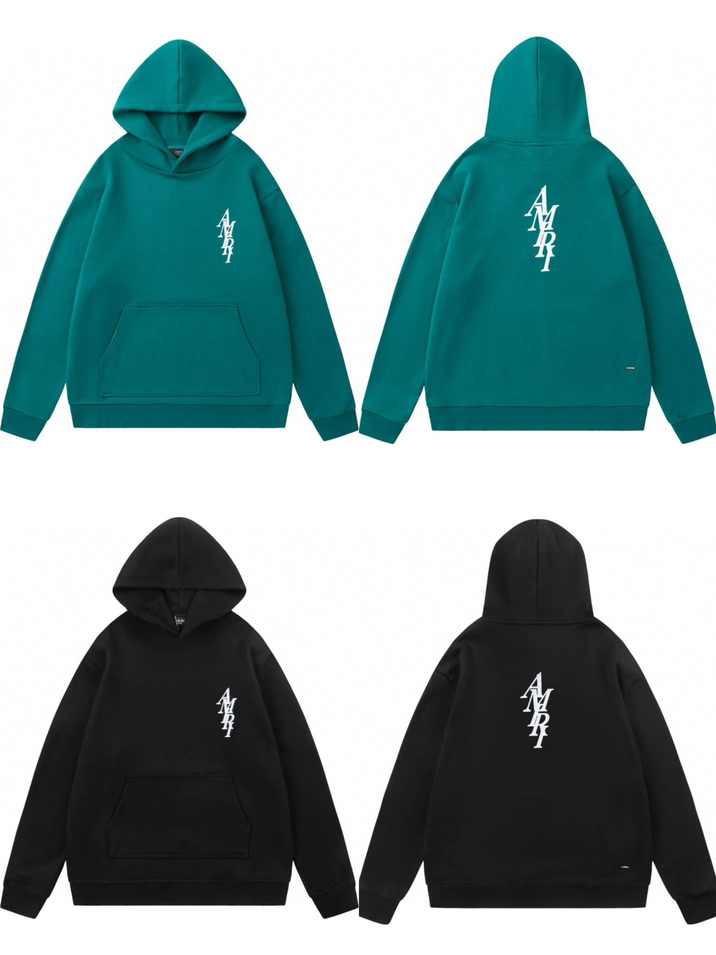AMIRI印花LOGO連帽衛衣 - 男女兼用・多彩なカラー