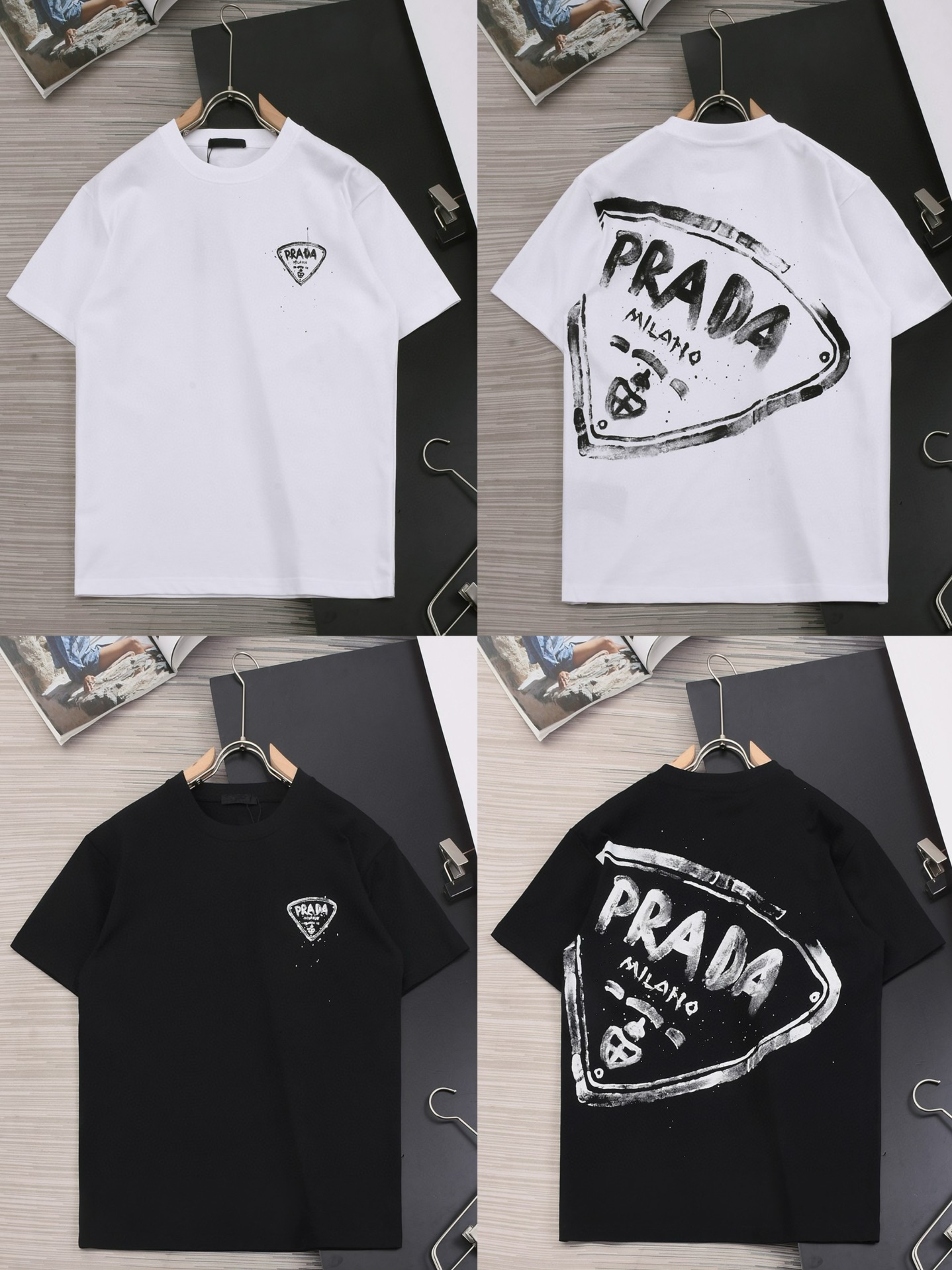 Prada selecciona 280 gramos de telas personalizadas [Calidad superior] Refinada artesanía pura pintada a mano Mismo est…