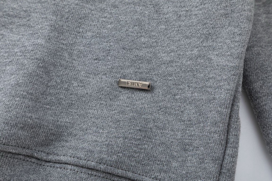 AMIRI 骨頭印花ロゴ スウェットシャツ 男女共用 480g