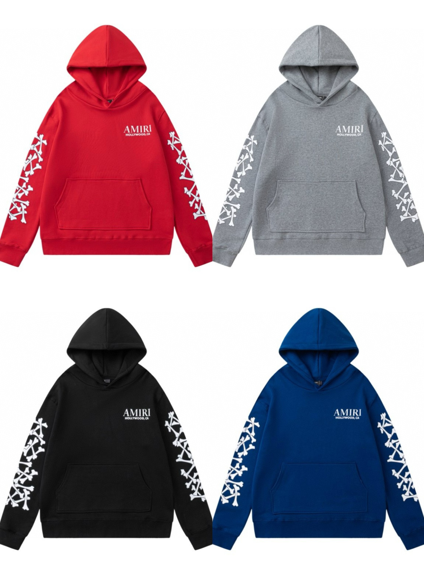 AMIRI 骨頭印花ロゴ スウェットシャツ 男女共用 480g