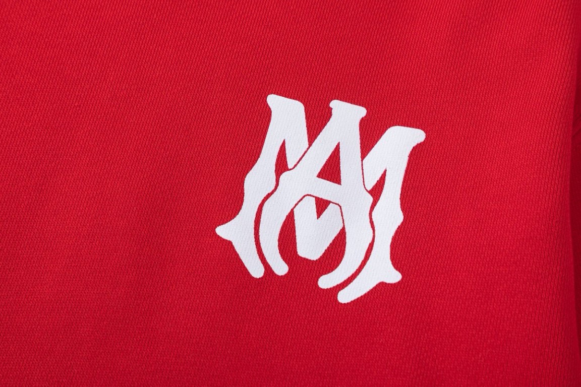 AMIRIクラシック印花LOGO男女兼用Tシャツ