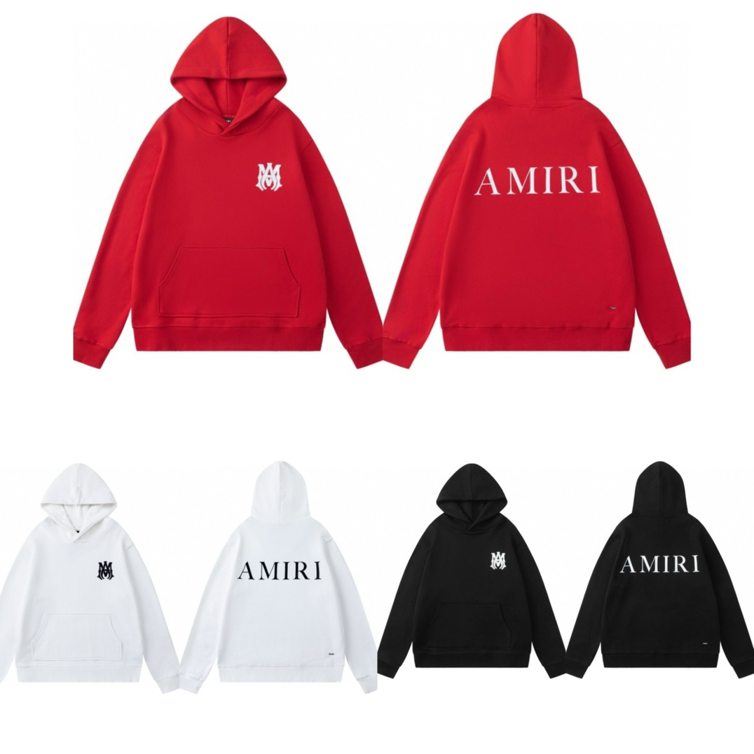 AMIRIクラシック印花LOGO男女兼用Tシャツ