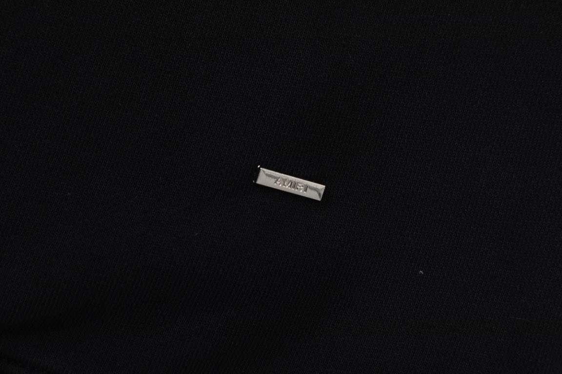 AMIRIクラシックロゴプリントTシャツ - 男女兼用・洗練された480フィブレ素材