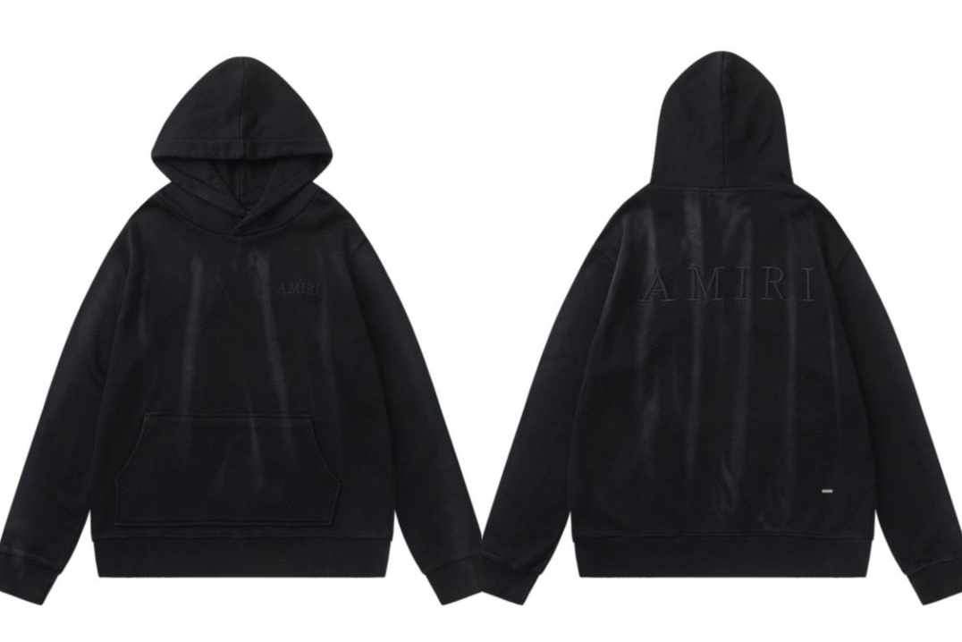 AMIRIクラシックロゴ刺繍Tシャツ 男女兼用