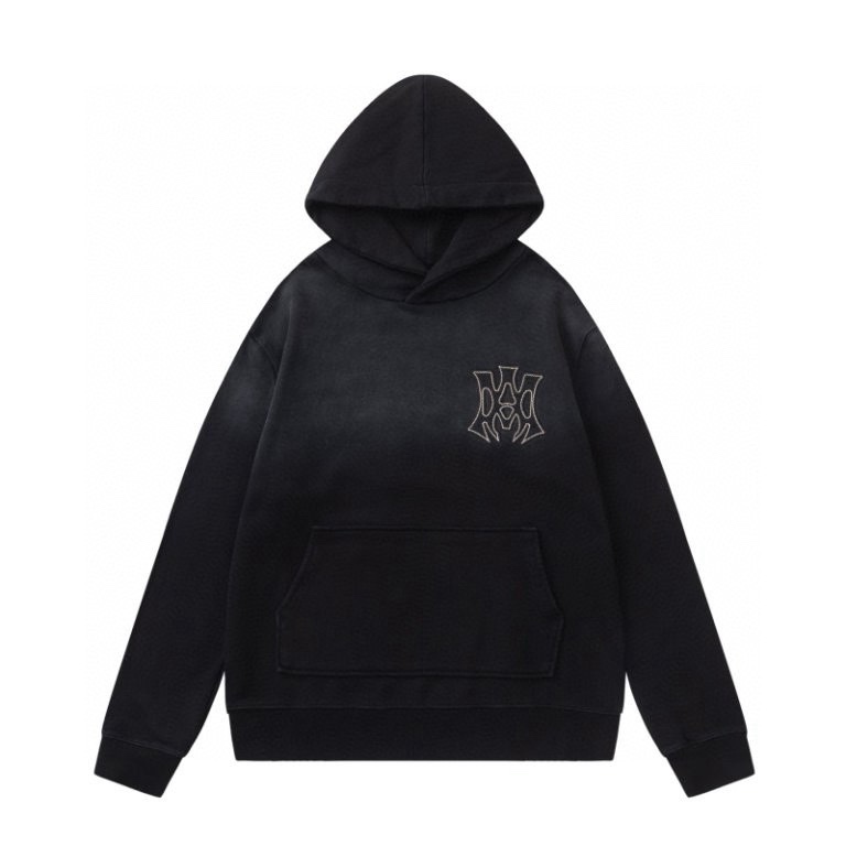 AMIRIクラシックロゴ刺繍Tシャツ - 男女兼用480g生地