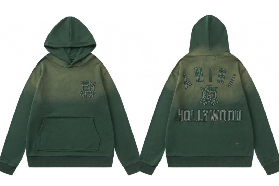 AMIRIクラシックロゴ刺繍Tシャツ - 男女兼用480g生地