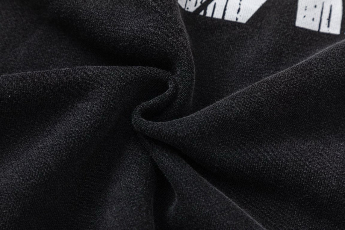 AMIRI飛馬LOGOデザインのユニセックスTシャツ - 480gのヴィンテージ風仕上げ