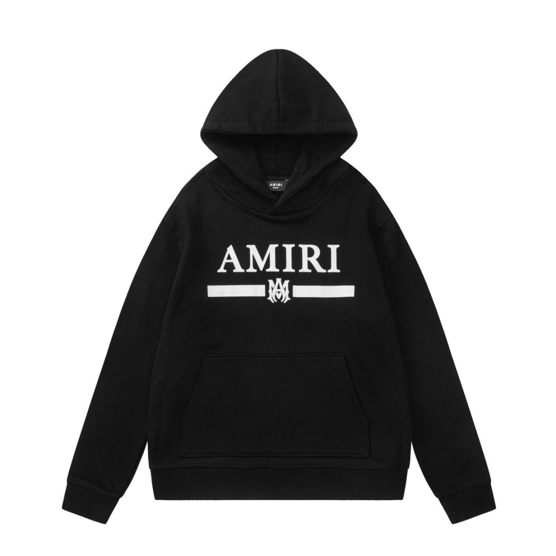 AMIRI クラシックロゴ スウェットシャツ 男女兼用 480g重厚毛圈
