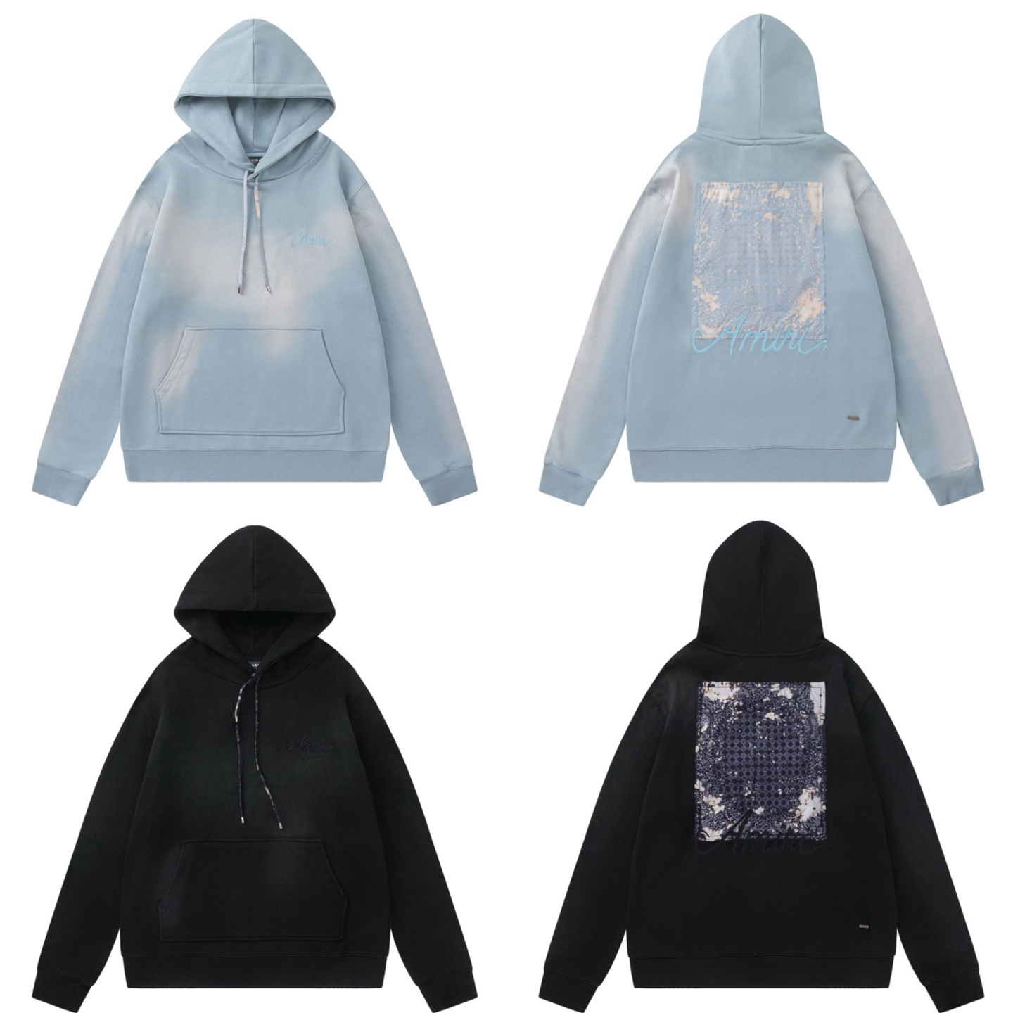 AMIRI 7202# 480g重厚毛圈面料の男女兼用洗水ジャケット