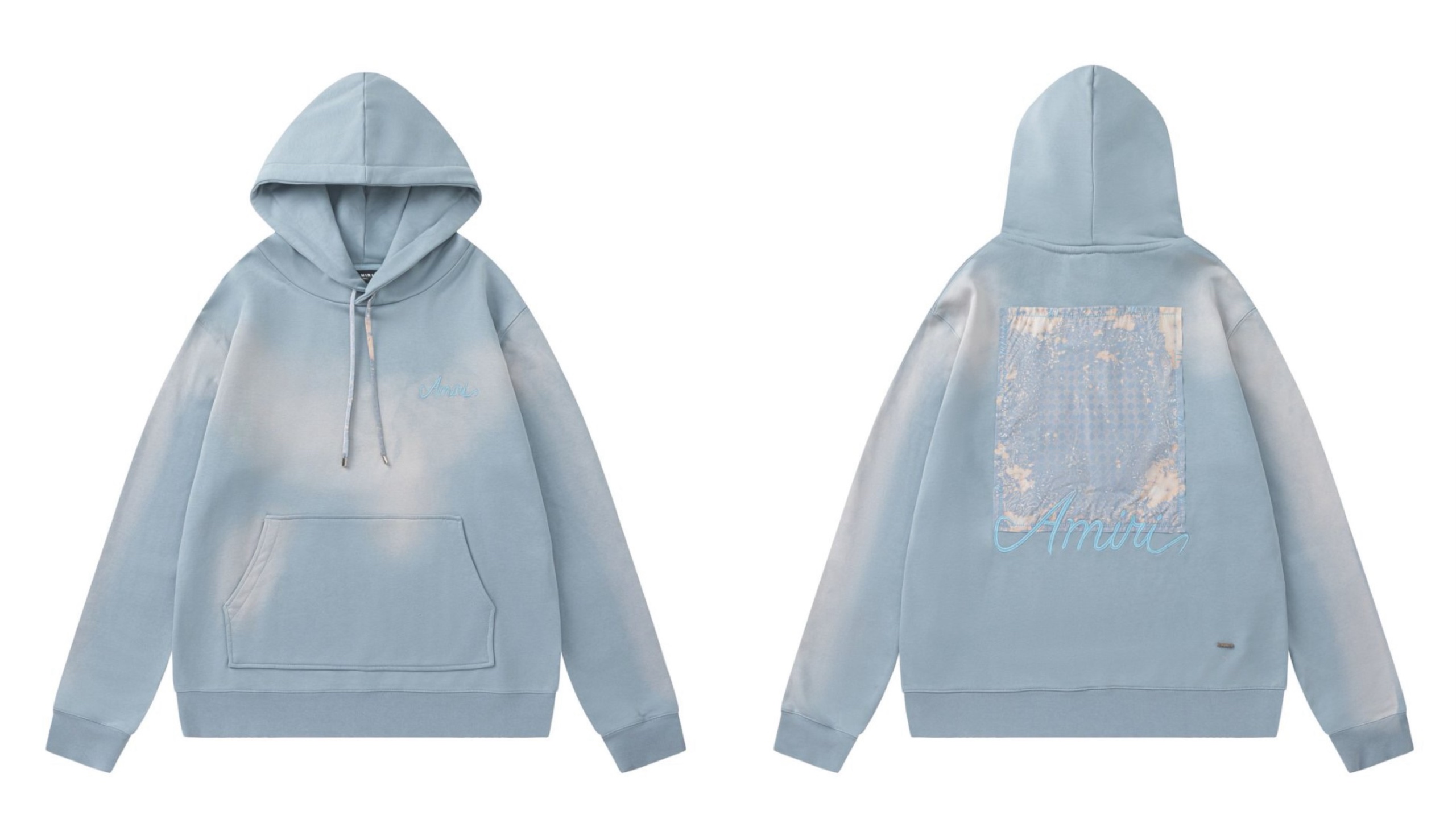 AMIRI 7202# 480g重厚毛圈面料の男女兼用洗水ジャケット