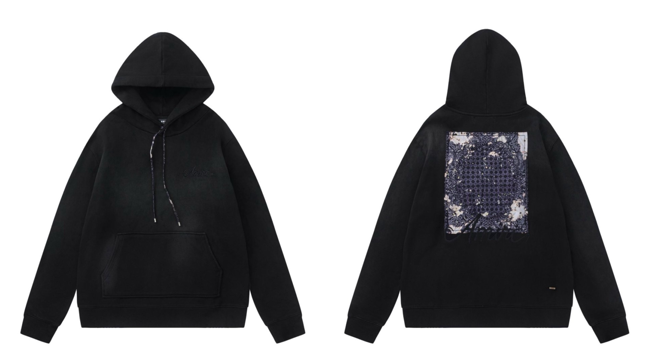 AMIRI 7202# 480g重厚毛圈面料の男女兼用洗水ジャケット