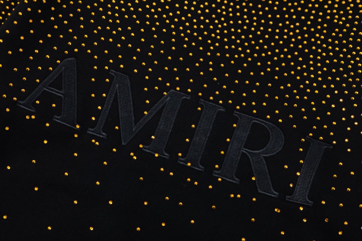 AMIRI満天星重工烫钻連帽衛衣 - 男女共用、480克重厚毛圈素材