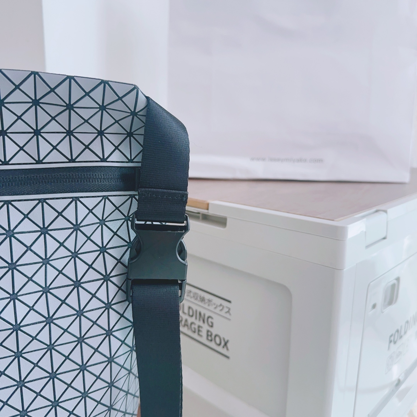 Issey Miyake BAO BAO Matte Crossbody Bag, Lightweight & Stylish, Commute-Ready 8 i1742715087101 6548 0 6