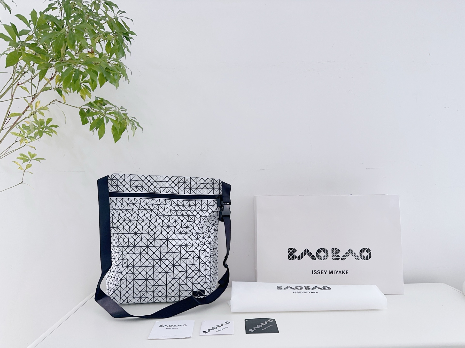 Issey Miyake Bao Bao Matte Crossbody Bag - Versatile & Lightweight 3 i1742715558965 9926 0 1