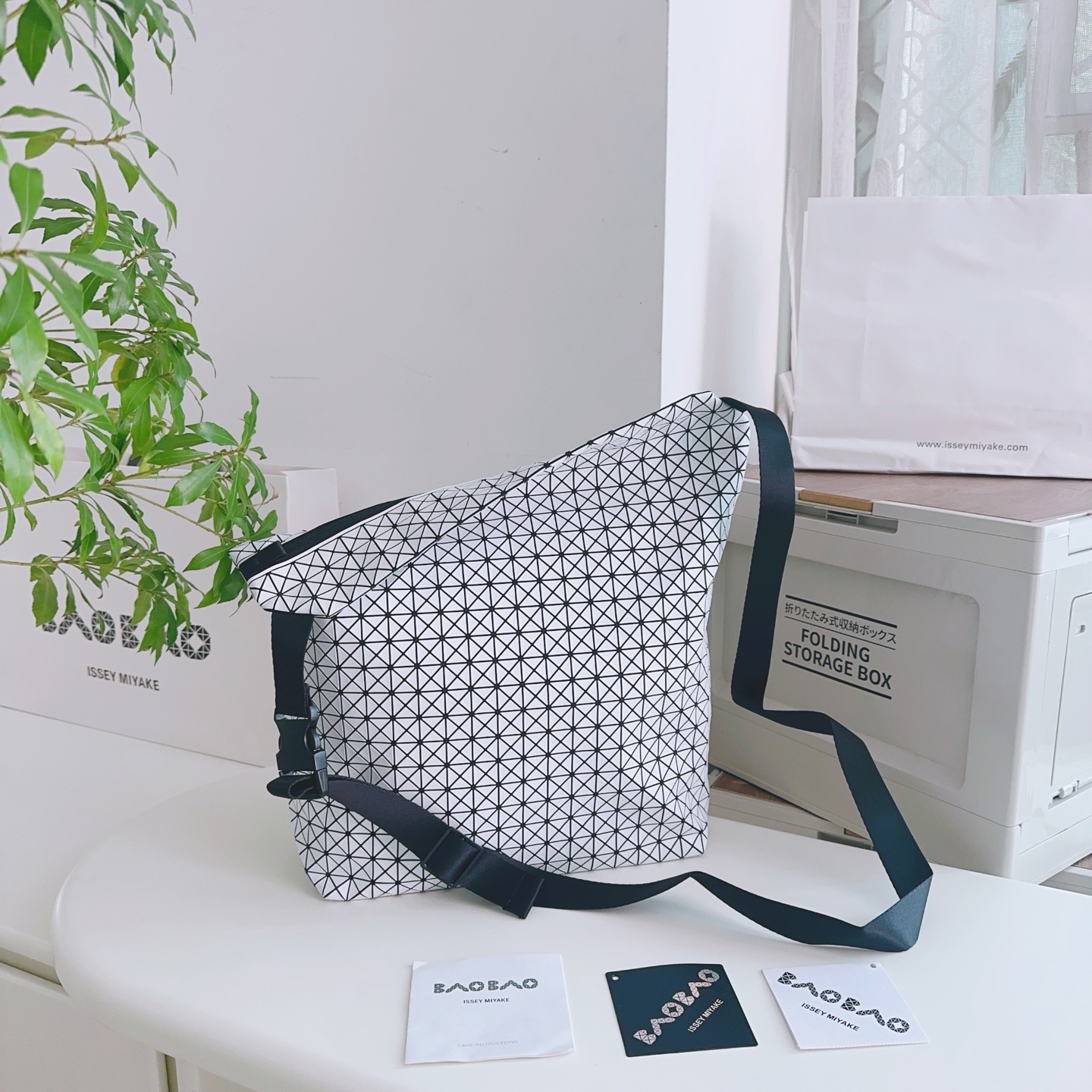 Issey Miyake Bao Bao Matte Crossbody Bag - Versatile & Lightweight 4 i1742715559826 5959 0 2