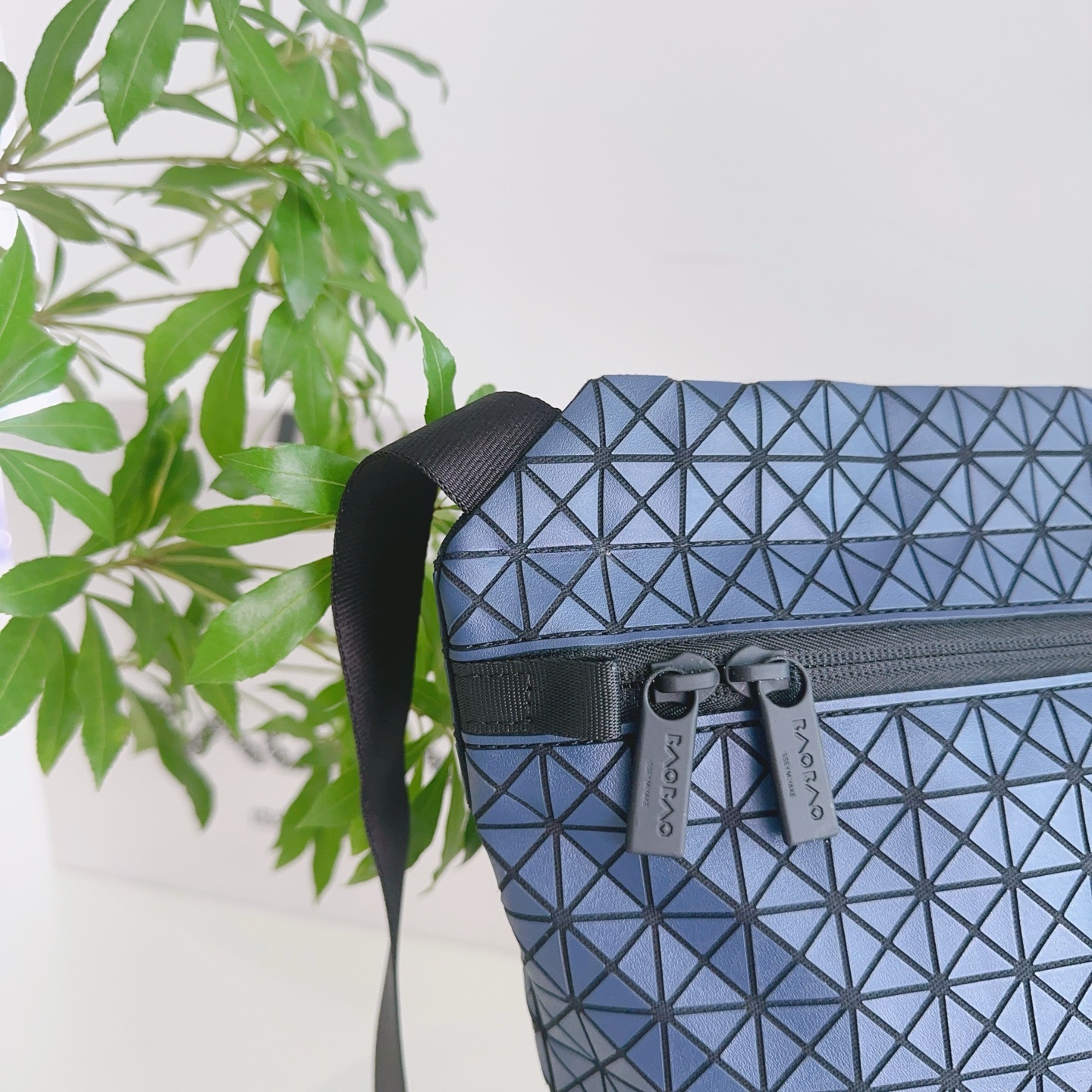 Issey Miyake Bao Bao Matte Blue Crossbody Bag - Lightweight & Stylish Tote 5 i1742715874679 1498 0 2