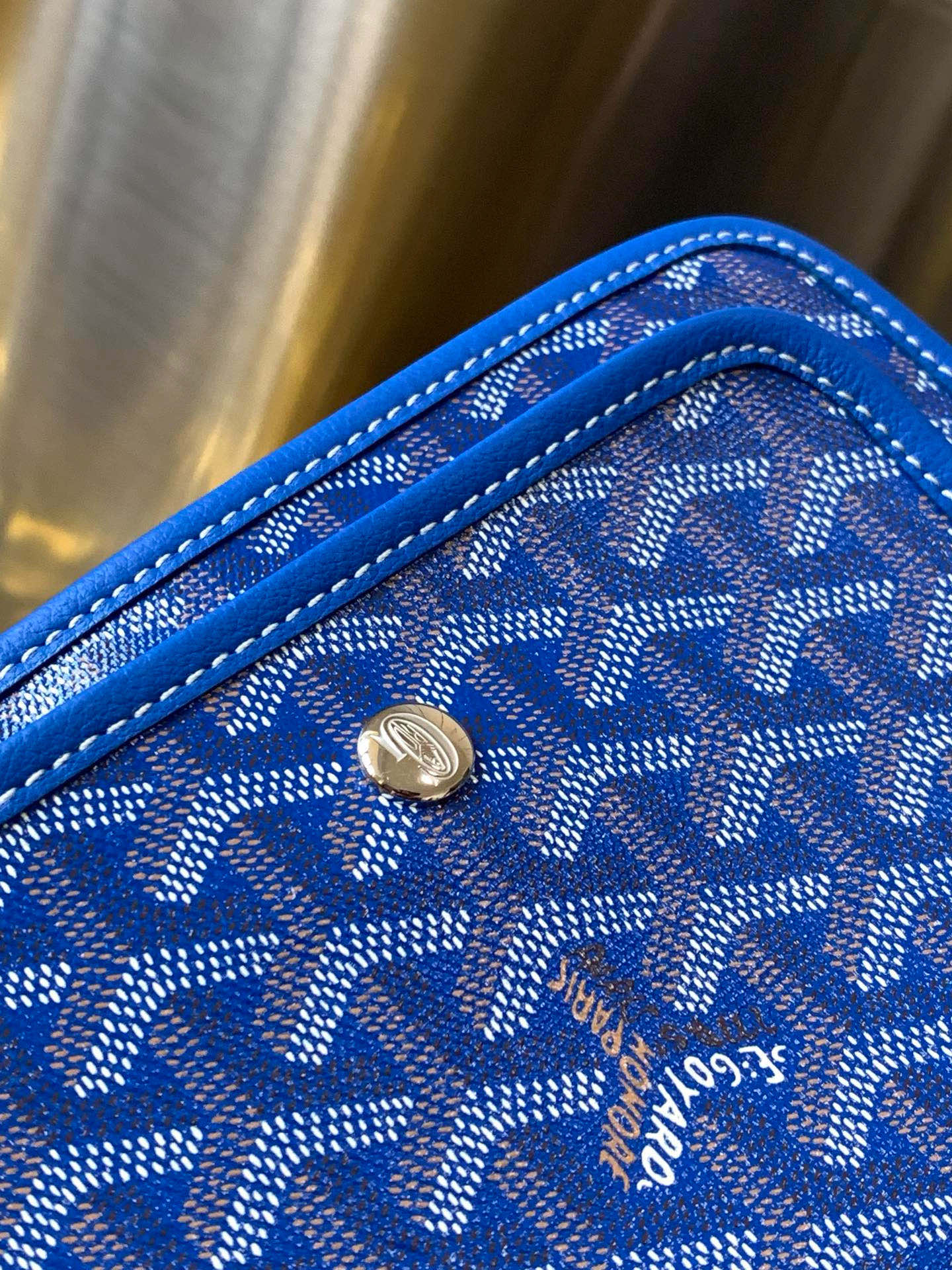 Goyard Plumet Blue Leather Wallet on Chain Crossbody Bag 7 i1746609904032 7576 0 5
