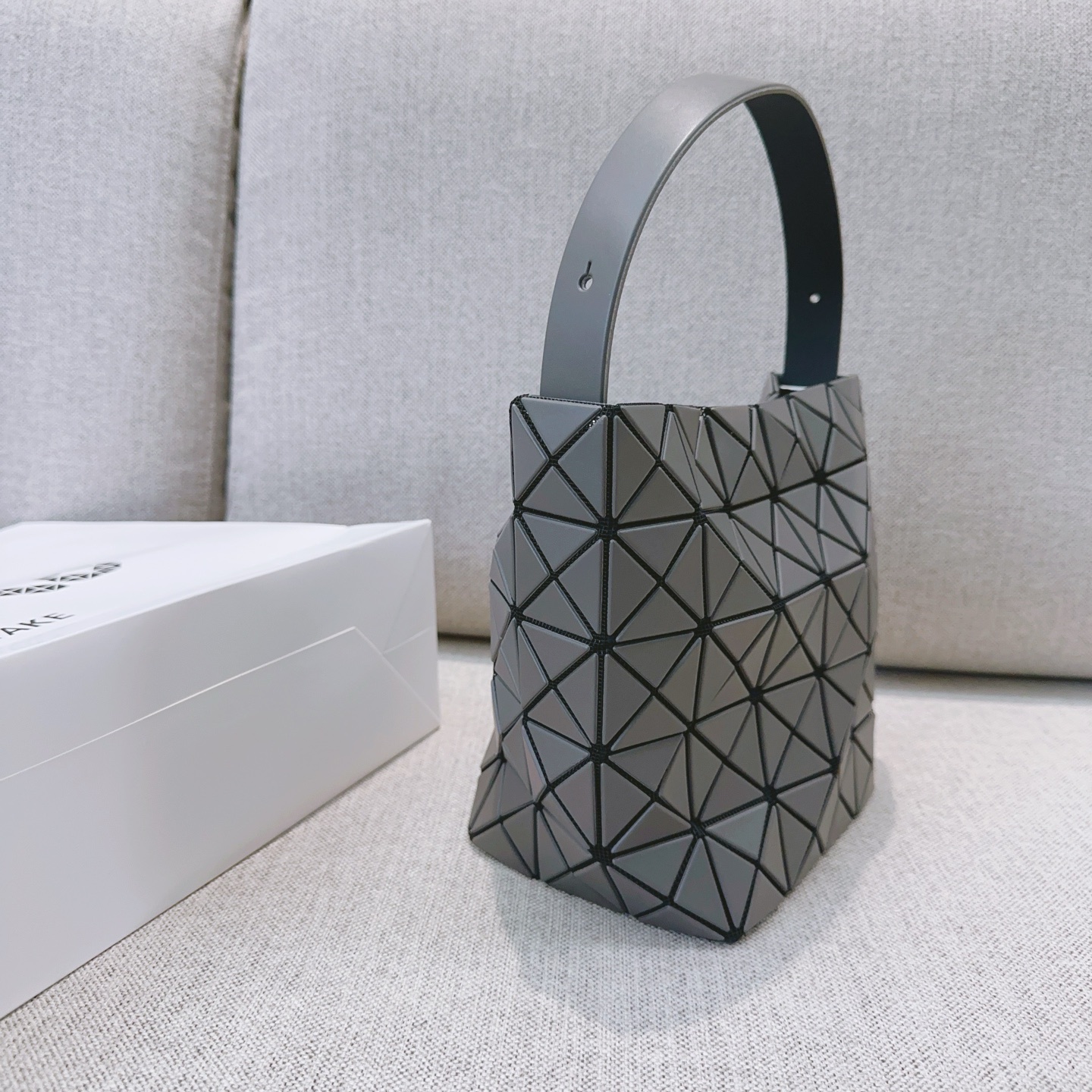 Issey Miyake Limited Edition Valley Ballet Bag Hobo Handbag, Grey 4 i1756620736297 9011 0 2