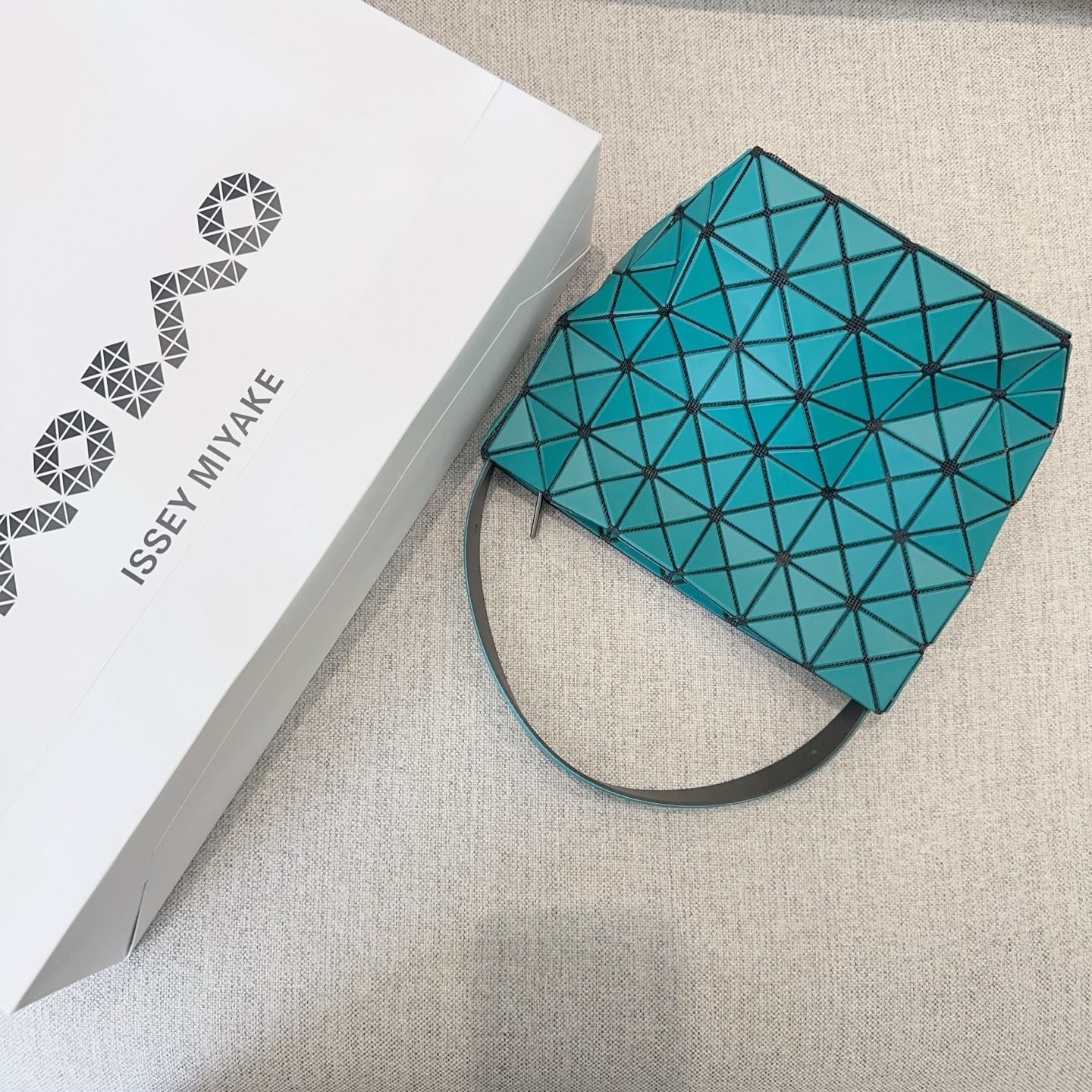 Issey Miyake Limited Edition Valley Ballet Bag Hobo Handbag - Matte Blue Green 3 i1756621471863 6094 0 2