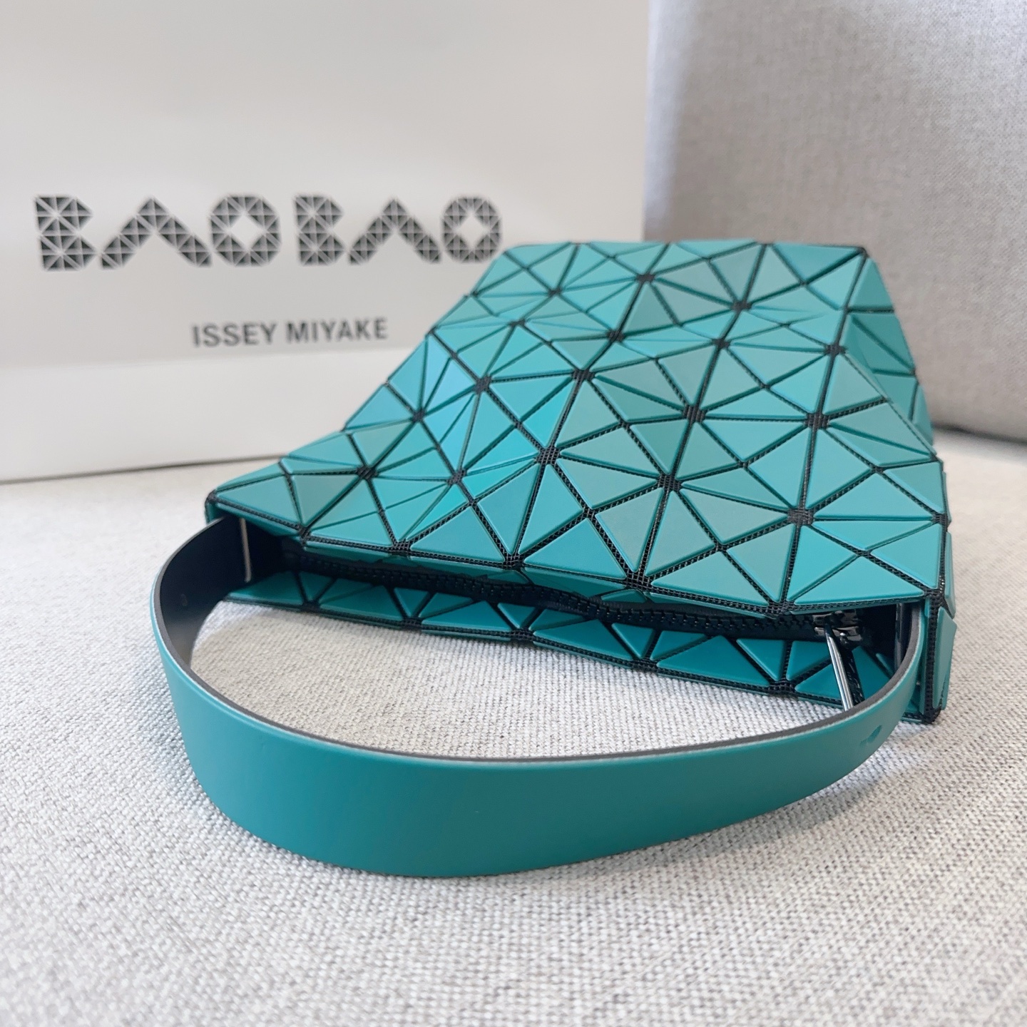 Issey Miyake Limited Edition Valley Ballet Bag Hobo Handbag - Matte Blue Green 5 i1756621471867 8673 0 4