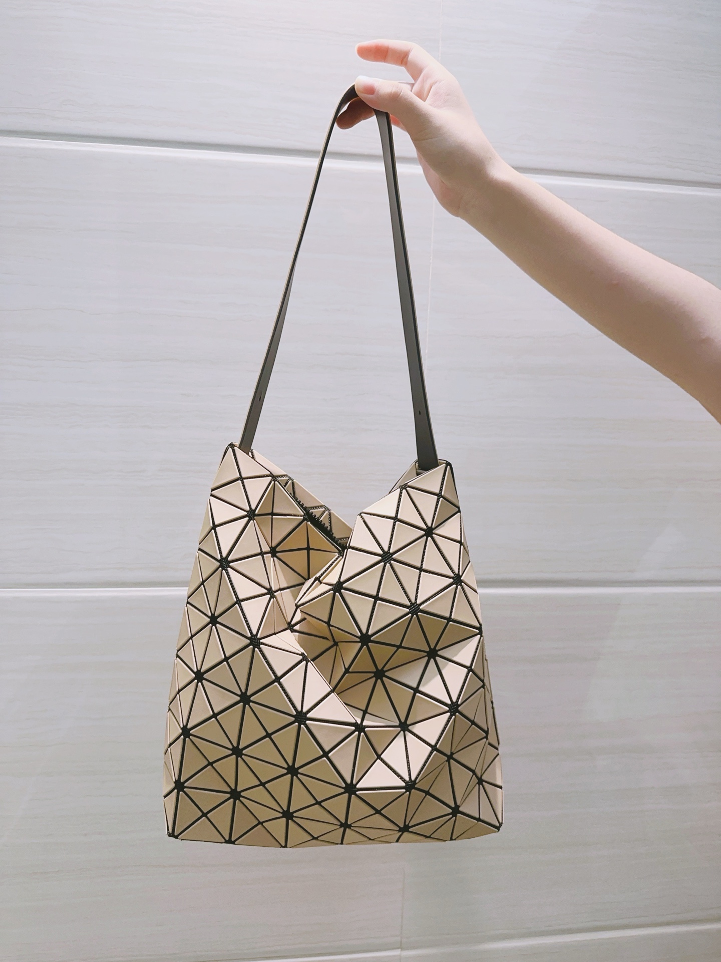 Issey Miyake Limited Edition Valley Ballet Bag - Matte Apricot Hobo Handbag 2 i1756625722904 8456 0 0