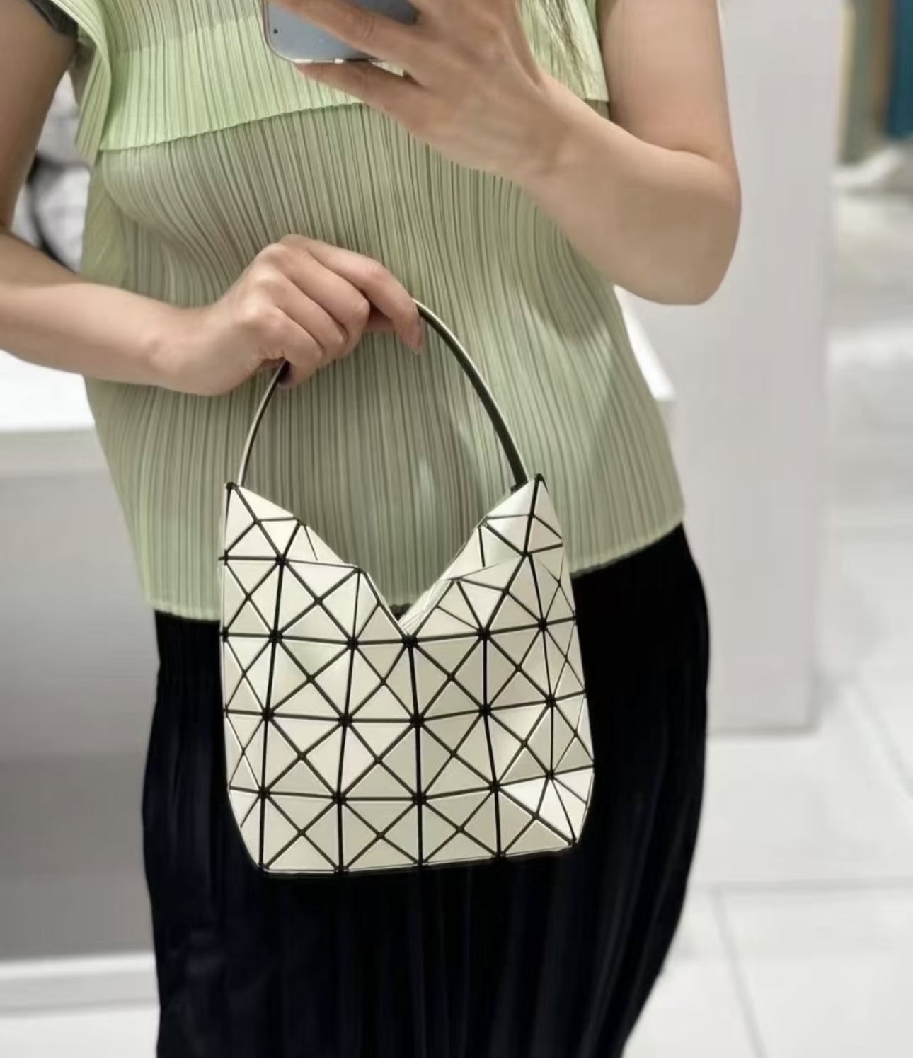 Bao Bao Issey Miyake Ballet Hobo Bag - Geometric Design, Casual Chic 7 i1756629409747 6589 0 5