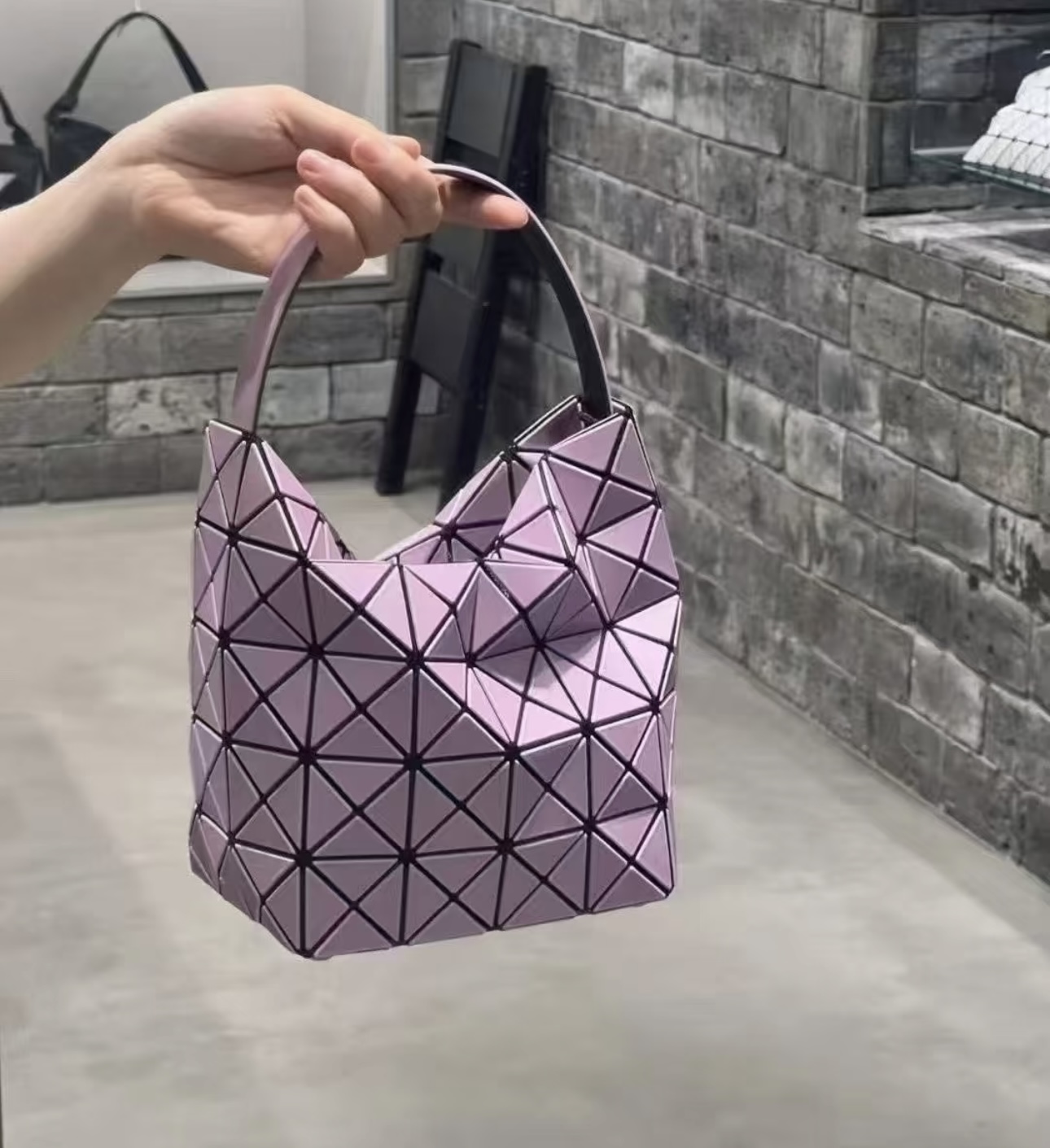 Bao Bao Issey Miyake Vally Hobo Bag - Purple Geometric Design 3 i1756629593882 562 0 1