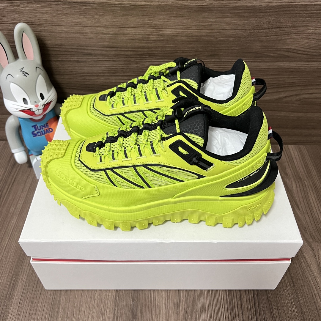 NO:242353,Top version of Moncler Trailgrip mesh lace-up round head low top sports casual shoes fluorescent color!  Code 36-46 Code: I109A4M00350M2058014 Full set of gift packaging poison card poison buckle poison tag cotton socks poison box., casual shoes/sports shoes, christian louboutin, Moncler, sneakers19860909顶级版本Moncler盟可睐Trailgrip网布系带圆头低帮运动休闲鞋荧光色！ 码数36-46码 编码: I109A4M00350M2058014 全套得物包装毒卡 毒扣 毒吊牌 棉袜 毒盒.,休闲鞋/运动鞋,christian louboutin,Moncler,sneakers,Women's Shoes