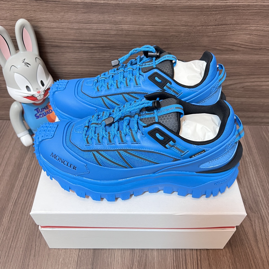NO:242314,Top version of Moncler Trailgrip mesh lace-up round toe low-top sports casual shoes blue. Size 36-46 code: I209A4M00230M205872E Full set of degus packaging poison card poison buckle poison tag cotton socks poison box., casual shoes/sports shoes, christian louboutin, Moncler, sneakers19860909顶级版本Moncler盟可睐Trailgrip网布系带圆头低帮运动休闲鞋蓝色. 码数36-46码 编码: I209A4M00230M205872E 全套得物包装毒卡 毒扣 毒吊牌 棉袜 毒盒.,休闲鞋/运动鞋,christian louboutin,Moncler,sneakers,Women's Shoes