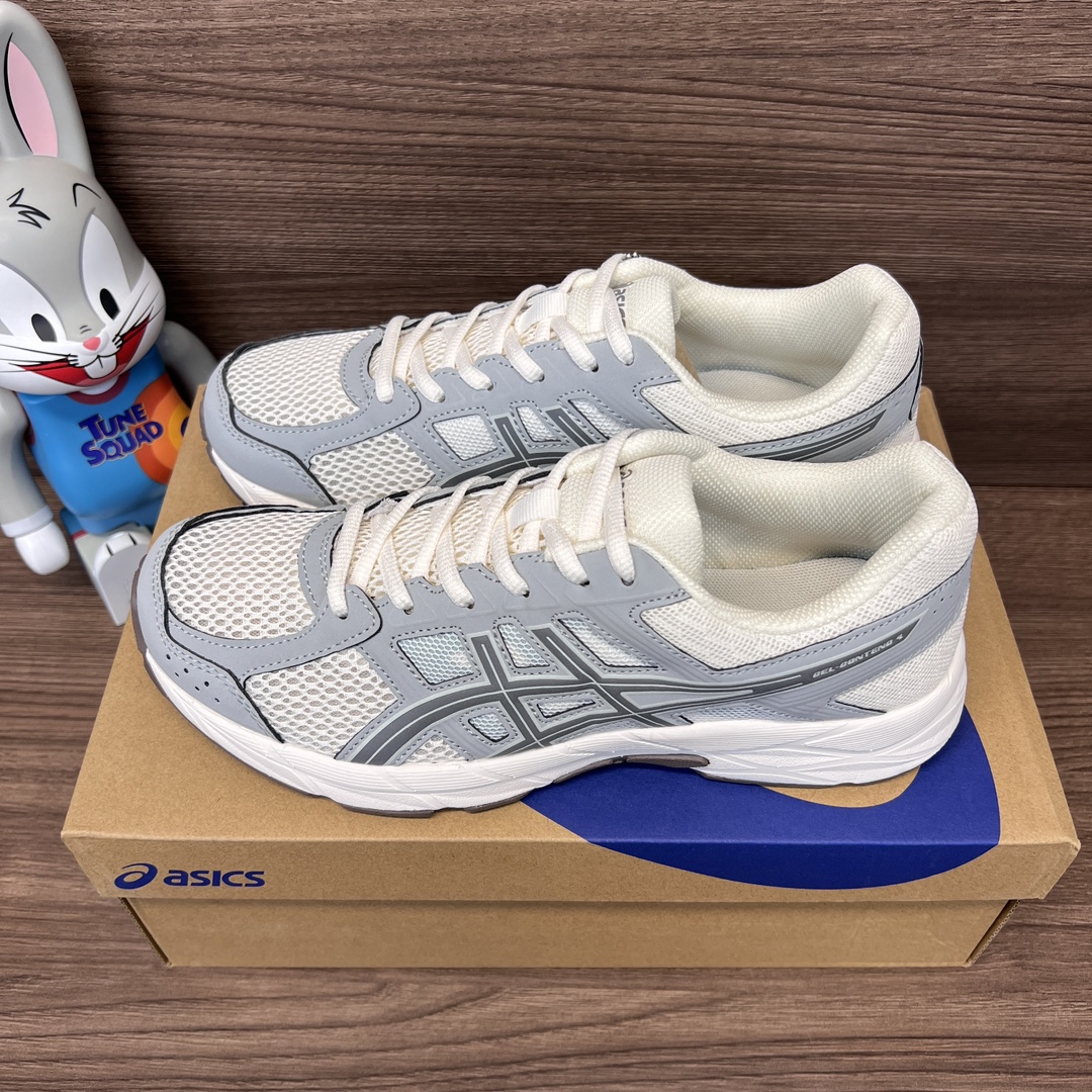 NO:242212,Top version Asics Gel-Contend 4 Lightweight, comfortable, non-slip and wear-resistant rice gray and white low-top running shoes. Item number: T8D9Q-202 Packaging: Full set of Dewu accessories poison box with a pair of pure cotton socks. Size: 36 36.5 37.5 38 38.5 39 40 40.5 41 42 42.5 43 44 44.5 45 sizes!  (Forward size shot), casual shoes/sports shoes, ASICS, sneakers, socks19860909顶级版本Asics Gel-Contend 4 亚瑟士 轻便舒适防滑耐磨 米灰白低帮跑步鞋. 货号: T8D9Q-202 包装:全套得物配件毒盒配纯棉袜子一副. 码数:36 36.5 37.5 38 38.5 39 40 40.5 41 42 42.5 43 44 44.5 45码！(正码拍),休闲鞋/运动鞋,ASICS,sneakers,socks,Women's Shoes