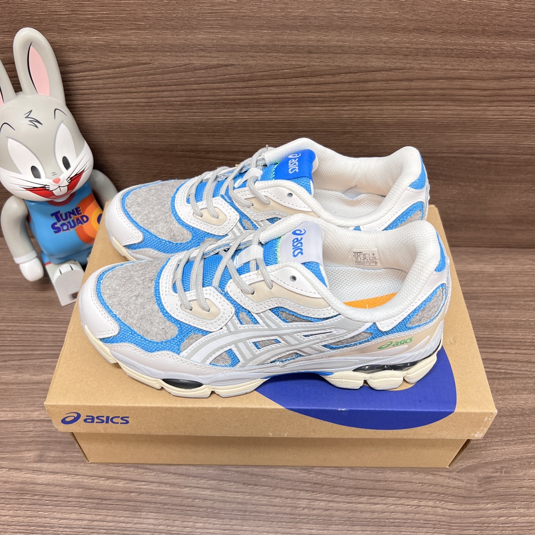 NO:242223,Needles x Asics GEL-NYC Leather Cool Shoes, Anti-slip and Wear-resistant Low-top Lifestyle casual shoes Blue and gray Product number: 1203A281-100 Packaging: A complete set of Dewu accessories, poison box with pure cotton socks. Size: 36 36.5 37.5 38 38.5 39 40 40.5 41 42 42.5 43 44 44.5 45 sizes!  (Forward size shot), casual shoes/sports shoes, sneakers, socks19860909Needles x Asics GEL-NYC 皮革 炫酷 减震防滑耐磨 低帮 生活休闲鞋 蓝灰 货号: 1203A281-100 包装:全套得物配件毒盒配纯棉袜子一副. 码数:36 36.5 37.5 38 38.5 39 40 40.5 41 42 42.5 43 44 44.5 45码！(正码拍),休闲鞋/运动鞋,sneakers,socks,Women's Shoes