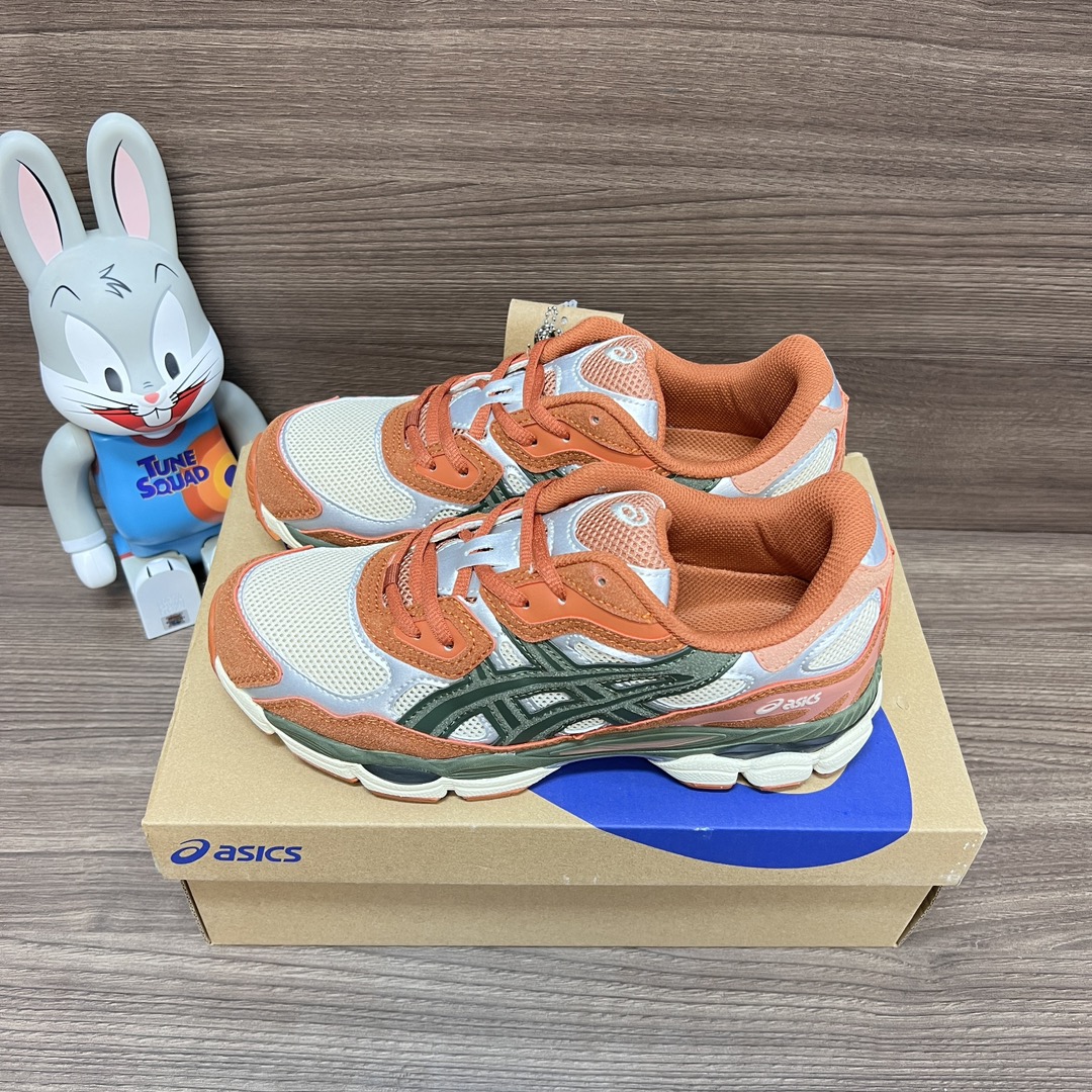NO:242239,Needles x Asics GEL-NYC Leather Cool Shoes, Anti-slip and Wear-resistant Low-top Lifestyle casual shoes Orange and green Article number: _ 1201A789-251 Packaging: A complete set of Dewu accessories poison boxes with a pair of pure cotton socks. Size: 36 36.5 37.5 38 38.5 39 40 40.5 41 42 42.5 43 44 44.5 45 sizes!  (Forward size shot), casual shoes/sports shoes, sneakers, socks19860909Needles x Asics GEL-NYC 皮革 炫酷 减震防滑耐磨 低帮 生活休闲鞋 橙绿色 货号: _ 1201A789-251 包装:全套得物配件毒盒配纯棉袜子一副. 码数:36 36.5 37.5 38 38.5 39 40 40.5 41 42 42.5 43 44 44.5 45码！(正码拍),休闲鞋/运动鞋,sneakers,socks,Women's Shoes