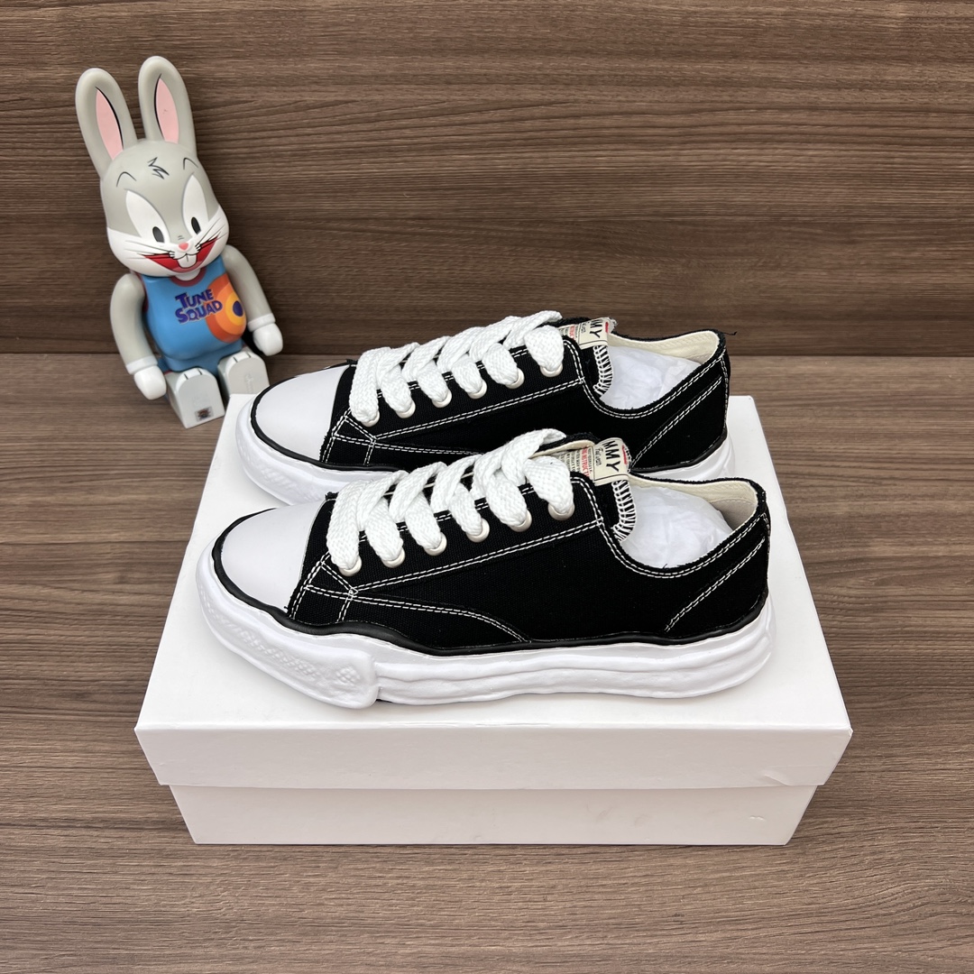 NO:242675,Top MIHARA YASUHIRO Canvas Sol Shoes Fashionable Shoes Men and Women's Same Model Black and White!  Number of digits 35-45!  ,casual shoes/sports shoes,mmy,sneakers19860909顶级MIHARA YASUHIRO 三原康裕 帆布溶胶鞋 时尚板鞋 男女同款黑白色！ 码数35-45码！,休闲鞋/运动鞋,mmy,sneakers,Women's Shoes