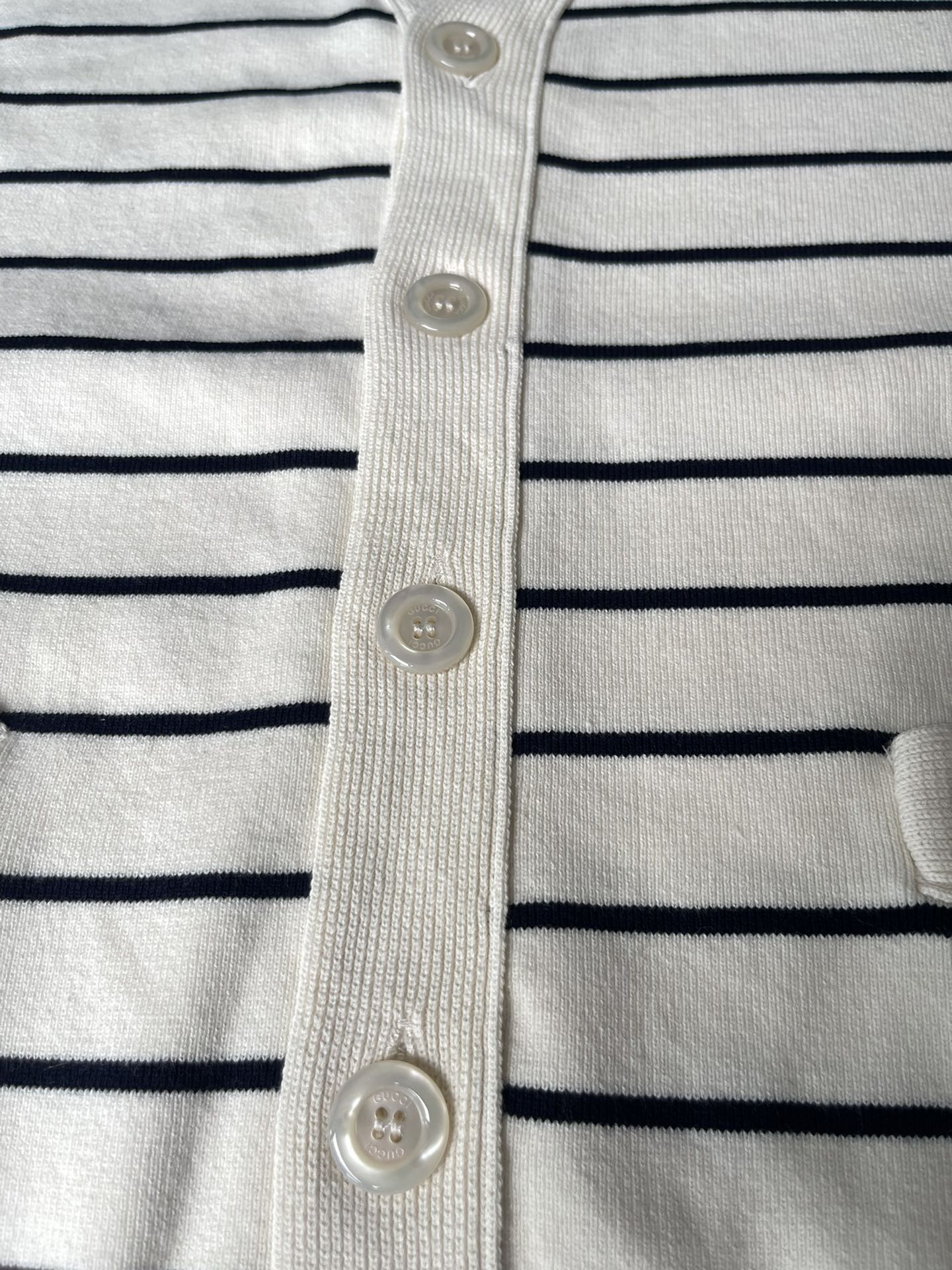 Gucci Striped Knit Cardigan | Long Sleeve Button-Down Sweater 8 i1759514601 8927 4