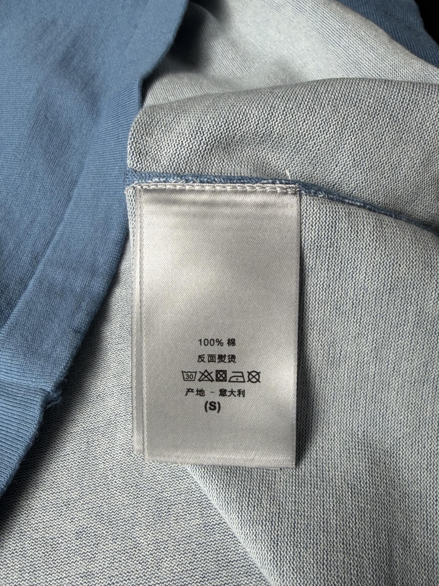 Dior DIOR迪奥 FW25棉质针织Christian Dior Couture标志宽松短袖T恤