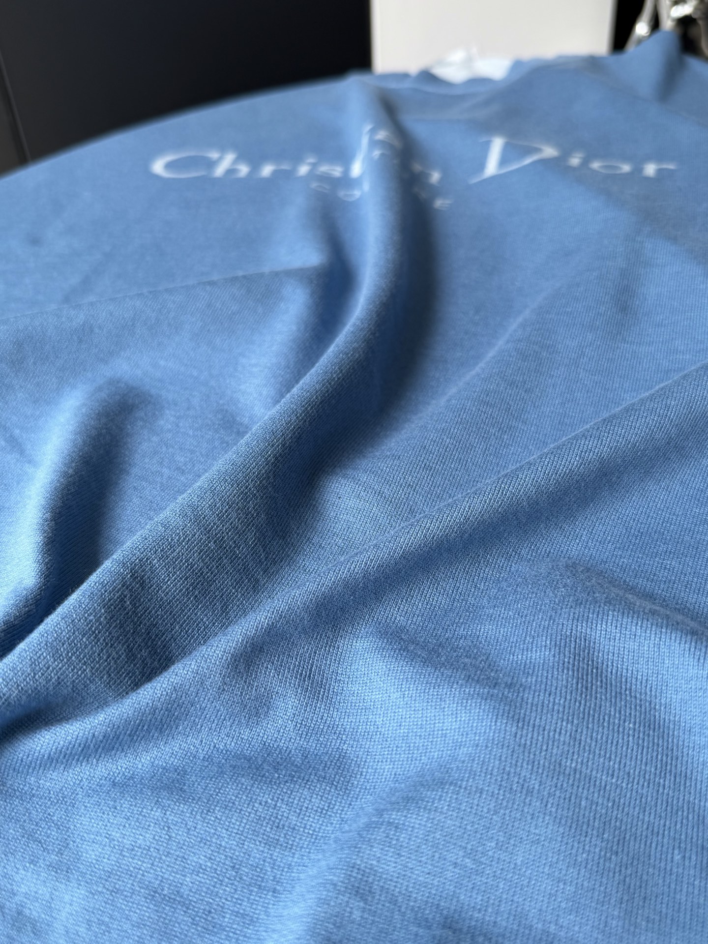 Dior DIOR迪奥 FW25棉质针织Christian Dior Couture标志宽松短袖T恤