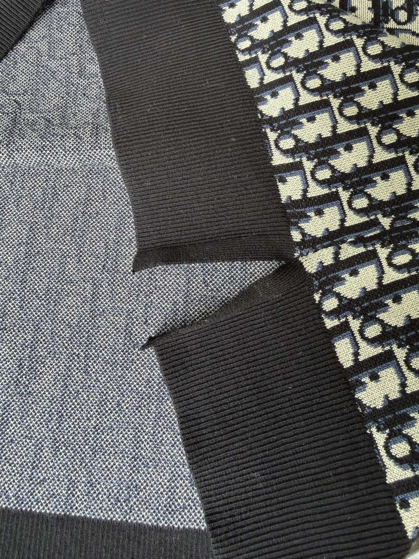 Dior Dior/迪奥 24ss 新款满印CD提花毛织Polo衫短袖t