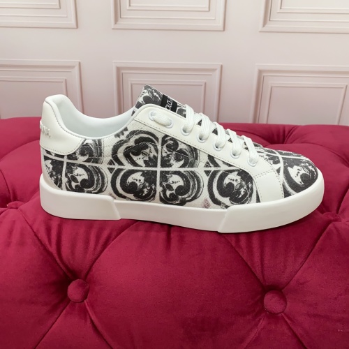 Dolce&Gabbana Printed Leather Sneakers - Stylish Comfort, Premium Quality