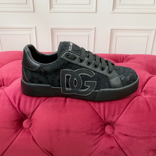 Dolce&Gabbana Black Lace Sneakers - Luxurious Italian Design, Sizes 35-45 1 Dolce&Gabbana Black Lace Sneakers - Luxurious Italian Design, Sizes 35-45